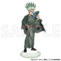 Japanese Dr.Stone Anime Peripherals Kimono Version Acrylic Stand Collectible Desk Ornaments Creative Birthday Gifts For Boy Toy