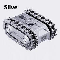 Tank Mini 002 Edc Fidget Toy - Press Rotate Slide Stress Easing Toy For Adults Kids Cool Desk Gadget Sensory Gift