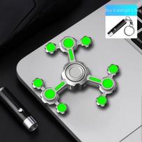 Sense Technology Chaos 3 Double Pendulum Luminous Fidget Spinner Alloy Super Long Time Finger Stress Easing Toys For Adults Kids