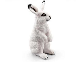 Cute 1Pcs Animal Tabletop Decor Realistic Forest Wild Rabbit Figurine Mini Rabbis Model Home Decoration Ornament