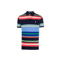 Polo Ralph Lauren Logo Embroidered Striped Short Sleeve Polo Shirt Men tops Colorful 710834875-001 XS