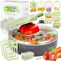 Tocator 15 in 1 Multifunctional Food Chopper, Stainless Steel Blades, Compact Container