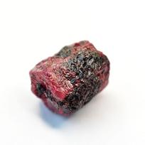 75.50 Ct Uncut Natural Red Ruby CERTIFIED Raw Loose Gemstone For Collection 21.3 mm raudona