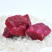 Natural Red Ruby 111 Ct CERTIFIED Raw Rough Uncut Lot Loose Gemstone 21-10 mm Approx raudona