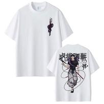2026 Hot Anime Jujutsu Kaisen Fushiguro Toji Graphic T Shirt Men Women Parent-child T-Shirt Oversized Cotton Casual Short Sleeve S įvairiaspalvis