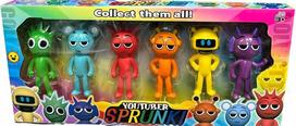 Figurki Sprunki Zestaw Figurek Sprunki 6 Sztuk 8 Cm Super Jakość 10Cm