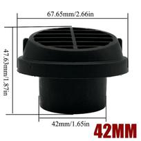 42mm 60mm 75mm 90mm Warm Diesel Parking Heater Car Air Vent Outlet Directional Rotatable For Webasto Eberspacher Truck Auto Bus 42mm Round 2