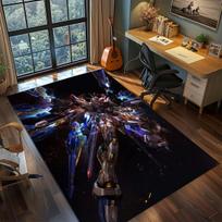 Gundam Anime Mecha Robot Rug Carpet Large Area Rug Non Slip Washable Floor Mat Gamer Room Bedroom Home Decor 60x90cm