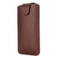 Pockets Bum Bag Wallet Pouch Phone Bag Mobile Phone Case Phone Pouch Waist Bag Waist Fanny Pack brown-4.7inch