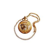 Vintage 250th Anniversary Commemorative Pocket Watch Built-in Battery Flip Cover Mechanical Style Chain Included auksas
