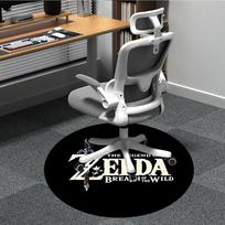 1pc Zelda Breath Office Round Area Rug, Indoor Mat Suitable For Office, Under Office Chairs Bedroom Living Room Home Decor155 80cm by 80cm
