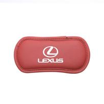 Leather Car Knee Pad Leg Rest Support Cushion Accessories For Lexus F SPORT RX300 IS200 IS250 ES350 Ct200h UX250h NX300h RX350 raudona