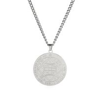 Key of Solomon Amulet Talisman Men Necklace First Second Fifth Seventh Pentacle Of The Jupiter Venus Mar Moon Necklaces Jewelry 60cm