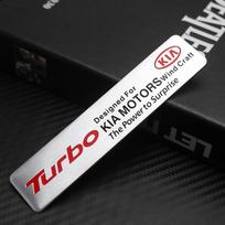 Aluminum Car Emblem Sticker Auto Body Trunk Decoration Accessories For KIA Ceed Sportage Rio Optima Proceed Cerato Venga Forte 4XL