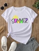 Summer Sunny T- Shirt Novelty Cool Regular Fit 100% Cotton Short Sleeve Tee Adult S