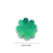 10Pcs Four-Leaf Clover Paper Clips Acrylic Novelty Binder Clips St Patricks Day Party Favors Office Home School Organizer