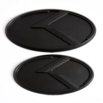2pcs Car Trunk Emblem 3D Sticker K Logo Front Grill Rear Badge For KIA K5 2011-2013 Optima Forte 2009-2014 2pcs