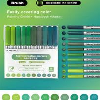 10/120 Colors Direct Liquild Acrylic Paint Art Marker Pen DIY Graffiti Drawing Pens For Writing Painting Stationery PK LANGUO