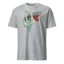 Shark Zombie Shirt Creepy Zombie Halloween Costume Mummy T-Shirt Size S-3XL Gift S