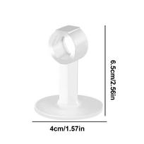 Handle Door Stopper Silicone Mute Handle Buffer Pad Non-Punch O-shaped Anti-Collision Protected Pad Wall Protector Accessories skaidri