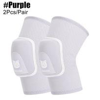 Rggqq 1Pair Kids Knee Pad,Anti-Slip Padded Sponge Knee Brace Breathable Flexible Elastic Knees Support For Football Dance Sports S