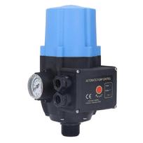 1,1 kW Vandens siurblio slėgio valdymo jungiklis Atsparus vandeniui Automatinis elektroninis valdiklis Reguliuojamas 220V-240V Mėlynas Patvarus 25-26