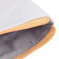 PU Corduroy Telescopic Pencil Pouch Multi-functional Storage Pouch  School Study geltona