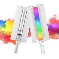 GODOX MINI LC500R 20W RGB rankinė fotografijos lempa Nešiojama LED lemputė LED lazdelė 2470mAh baterija balta