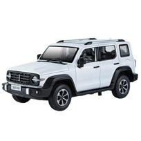 Nauja 1:24 Tank 300 SUV Automobilis Lydinio Automobilio Modelis Die-cast Metalinis Žaislas Visureigis Automobilis Automobilio Modelis Garsas ir Šviesa Atitraukiamas Gali Atidaryti Duris Vaikams Berniukui Dovana balta
