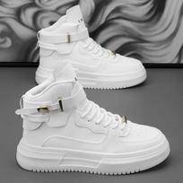 Fashion Hot Fashion Brown Sneakers Men 2024 Designer Men High Top Shoes Comfortable Platform Shoes Men Casual Mens Skateboard Sneakers 39