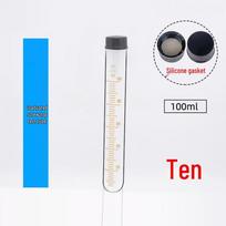Jundingying Glass Centrifuge Tubes, 100ml, 10-Pack 10 vnt. spalvų