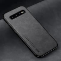 Case For Samsung S10 S9 Plus Note 10 Plus A56 A36 A26 A16 A55 A35 A15 Luxury Leather Cover With Metal Plate Support Car Hold Samsung A15
