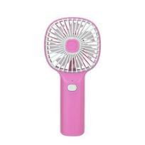 Mini Handheld Fans Portable USB Rechargeable Personal Fan for Women Girls 3-Speed Wind Mini Cooling Fan for Travel Camping Home Office rožinė