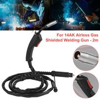 Semiautomatic F180 180A FLUX 14AK Airless Welding Gun 2M Welding Torch Small Welding Machine Flux Cored Wire black