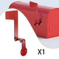 Replacement Mailbox Flag Postbox Mail Reminder Accessories Easy to Install Red Postal