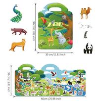 Pcs 1 Reusable Sticker Books For Kids 2-4 Cute Static Adhesive Stickers Book For Toddlers Educational Toys Birthday Gifts
