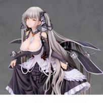 Lane Azur Formidable High-Quality Deluxe Statue Gothic Lolita Dress Anime Model Figure With Exchangeable Face Parts For Display