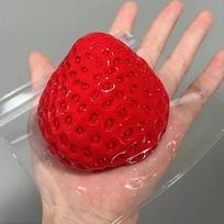 Strawberry Big Squeeze Taba Squishy Toy Cute Kawaii Red Pink Squishies Fidget Toy Fruits Vegetables Soft Girl Birthday Gift Toy