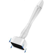 140-Needle Adjustable Derma Stamp (0.25-3mm)  Titanium Microneedle for Hair Growth, Wrinkles & Acne