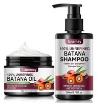Raw Batana Oil for Hair Growth, Batana Oil Volumizing Hair Care Set Include Shampoo + Hair Mask, Repairs Frizzy Hair, Deep Nourishes Scalp, Smooth Hai 1pcs