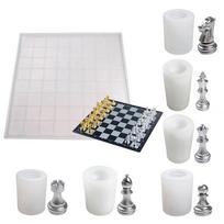 Chess Silicone Mold Resin Molds DIY Candle Silicone Mold Creative 6 Piece Set Of Chocolate Baking Utensils Baking Accessories balta