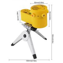 5line Laser Level With Tripod Foldable Self-leveling Laser Level 5 Line Standing Auto Sensor Alignment Construction Level Tripod sidabras