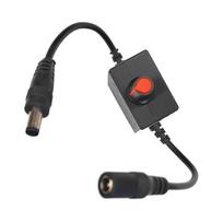 5.5x2.1mm Male-Female Plug PWM Speed Controller Fan Speed Governor DC4.5-24V 2A Motor Speed Regulator Double-Wire Switch Other
