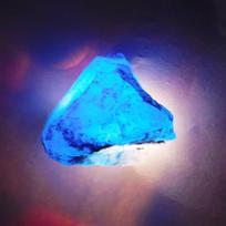 Uncut Raw 42.05 Ct Natural Blue Sapphire Rough Loose Gemstone CERTIFIED 32.9 mm approx mėlyna