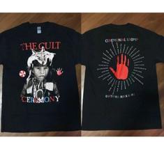 The Cult Band's 1991  Ritual Stamping  Tour T-shirt Is Suitable for Fans with A Unisex Style That Is Suitable for All Seasons S įvairiaspalvis