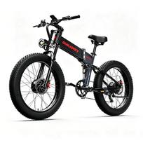Dukawey BST-6 26-inch foldable off-road electric bicycle,48V 1000W x 2 motors,maximum range of up to 120km,maximum load capacity of up to 180kg. juoda