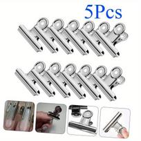 5/10pcs Nail Tip Clamps Metal Fixing Clips for Nail Art Extend Shape Easy to Trim at Home, Christmas, Halloween, Thanksgiving