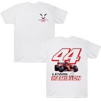 Lewis Hamilton Racing 44 T Shirt Women Men Fashion Cotton Tee Comfortable New Pattern Tracksuit High Street Short Sleeve Clothes S įvairiaspalvis