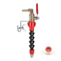 1Pcs System Coolant Misting Angle Grinder Water Sprayer Dust-Proof Universal Water Nozzle Dust Remover 135mm chaki
