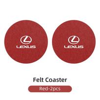 Car Cup Holder Mat Console Drinks Pad Mug Coaster Mute Pad For Lexus UX250h RX450h CT200h RX400h NX300h RX350 RX300 GX470 IS350